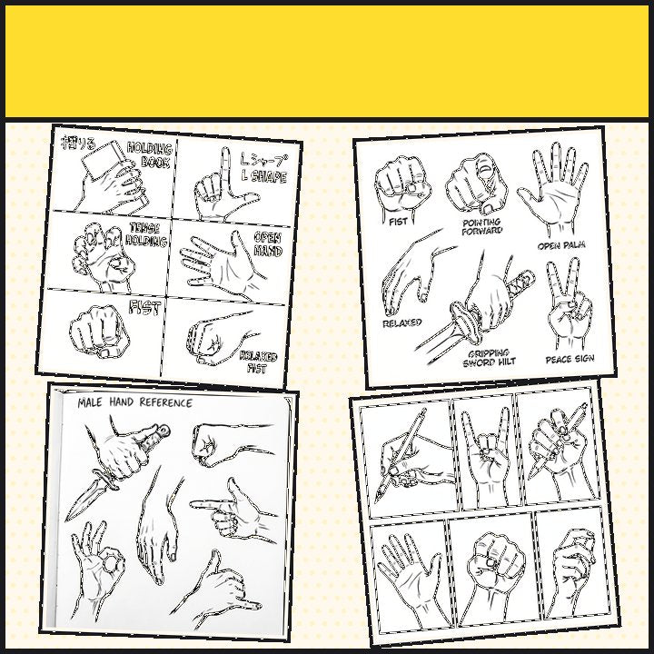 21 HAND POSES preview