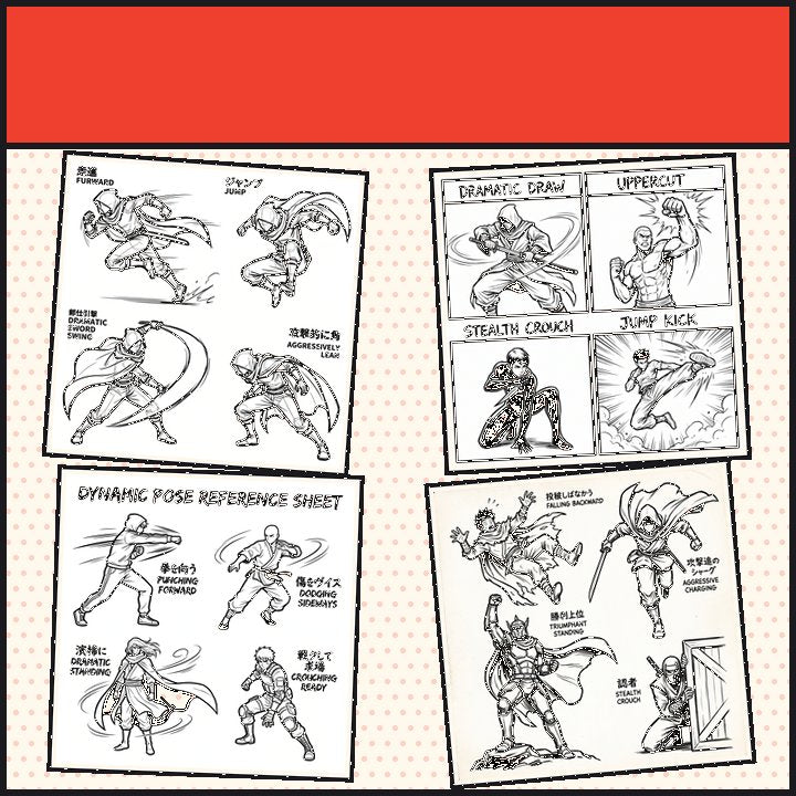 11 DYNAMIC POSES preview